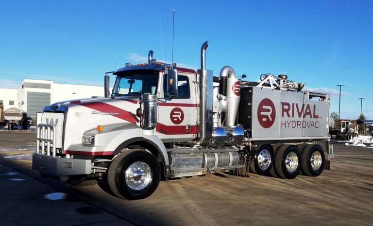 rival hydrovac truck